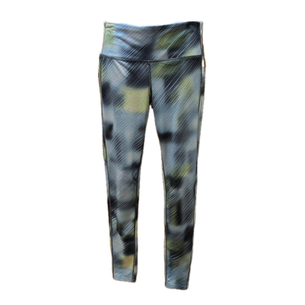 Athleta Alpine Chaturanga Print‎ High Rise Leggings Multi Color Size Small